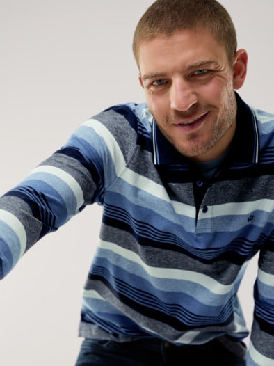 Thermopolo Supersoft Streifen Blau