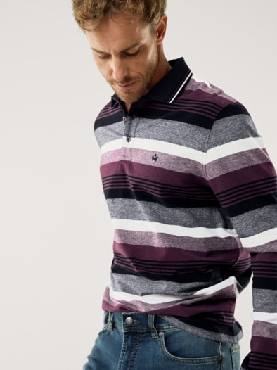 Thermopolo Supersoft Streifen Purple