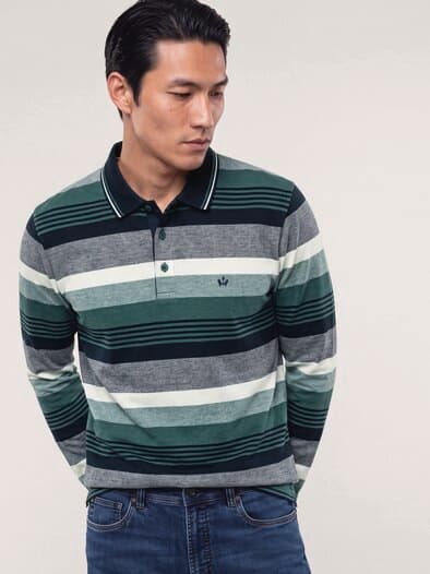 Thermopolo Supersoft Streif.Blaugrün