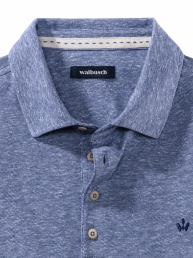 Cottolino Hemdenpolo Jeansblau