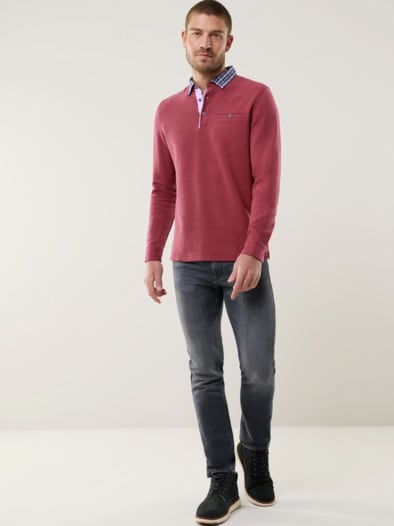 Hemdpullover 2.0 Rot