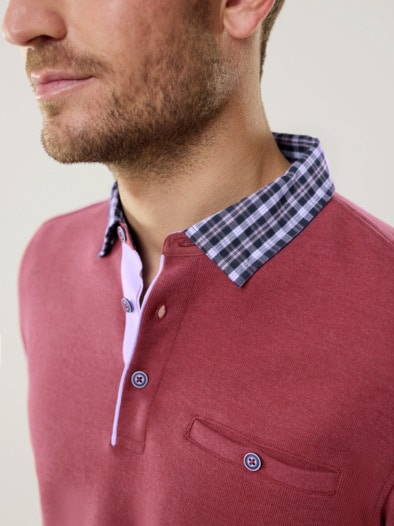 Hemdpullover 2.0 Rot