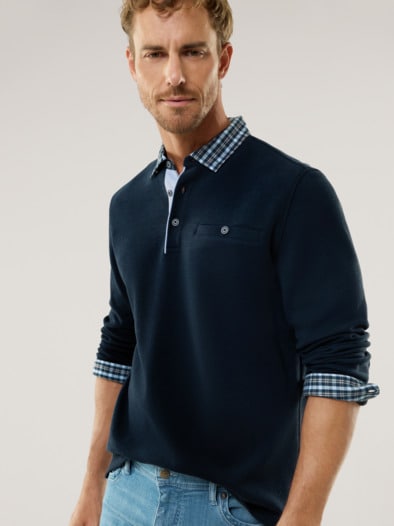 Hemdpullover 2.0 Marine