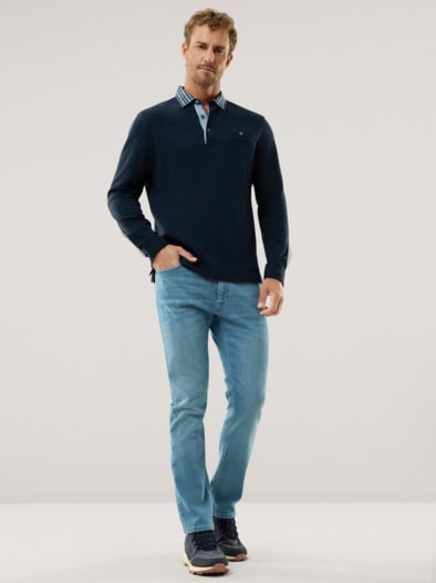 Hemdpullover 2.0 Marine