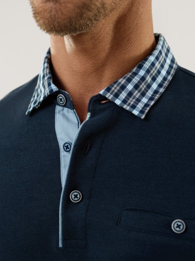 Hemdpullover 2.0 Marine
