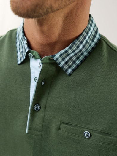 Hemdpullover 2.0 Oliv