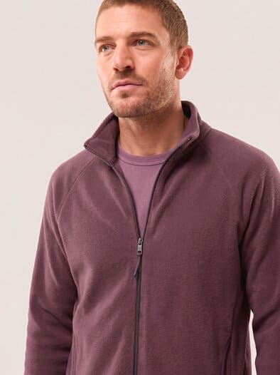 Zippjacke aus Polarfleece Barolo