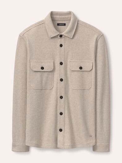 Overshirt mit Struktur Natur