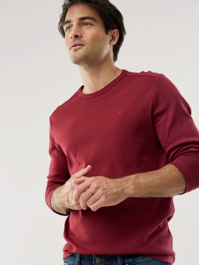 Langarm Zu schade für Drunter-Shirt Rot