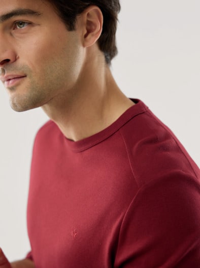 Langarm Zu schade für Drunter-Shirt Rot