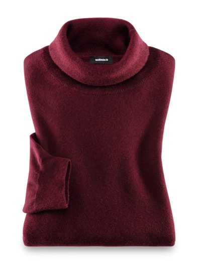 Ferragamo Kaschmir Kaschmir sweater in Rot für Herren Herren Bekleidung Pullover und Strickware Rollkragenpullover 
