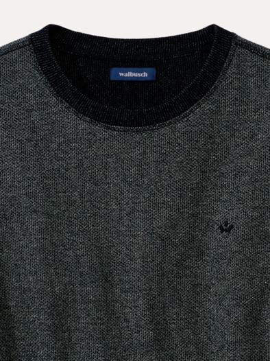 Struktur Pullover Bicolor Sand