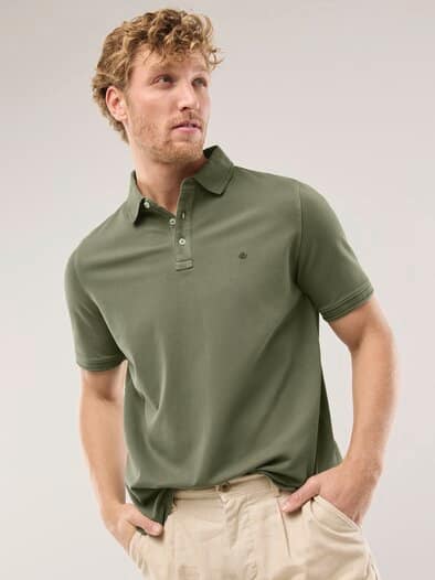 Überfärber Polo Khaki