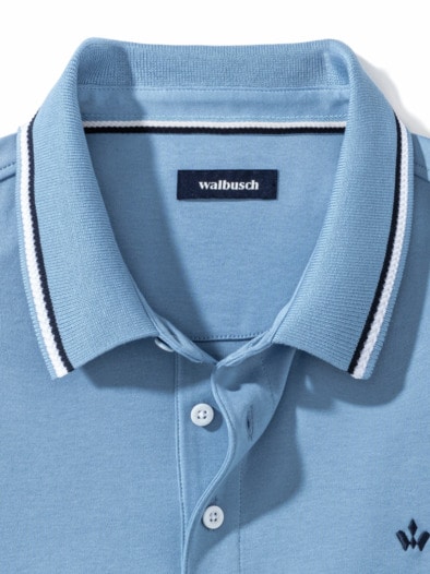 Highclass-Polo Ozeanblau