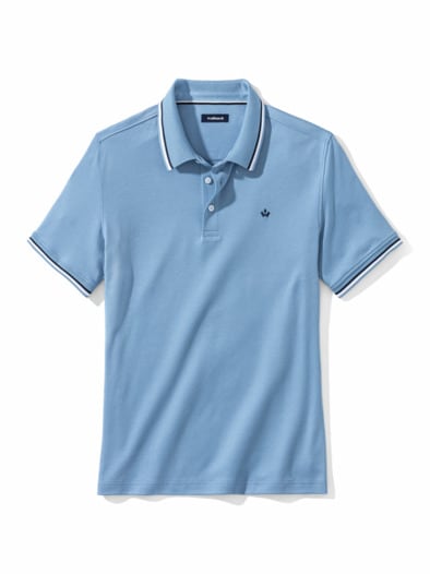 Highclass-Polo Ozeanblau