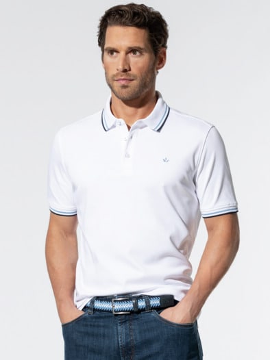 Highclass-Polo Weiß
