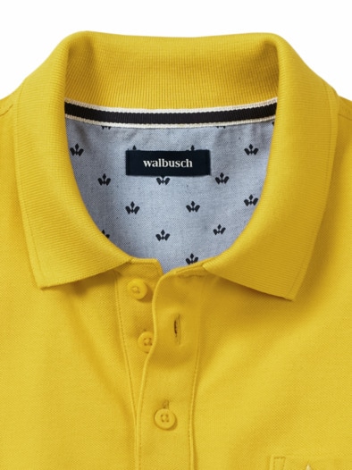 Pique-Polo Pima Cotton Gelb