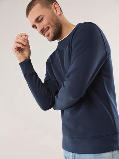 Leicht-Sweatshirt Marine