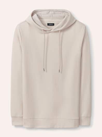 Easycare Kapuzen-Sweatshirt Natur