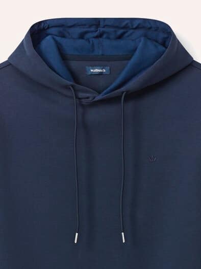 Easycare Kapuzen-Sweatshirt Marine