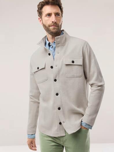 Sweatjacke Natur Melange