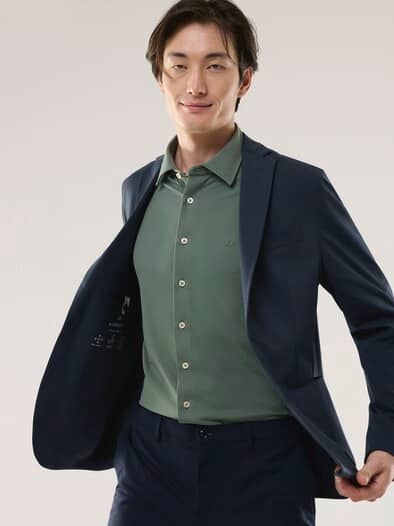 Travel Anzug-Sakko Marine