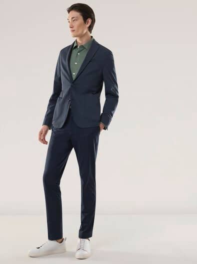 Travel Anzug-Sakko Marine