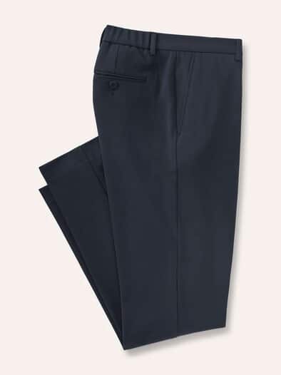Chino aus elastischem Material Marine