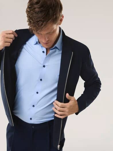 Blouson mit Stehkragen Marine