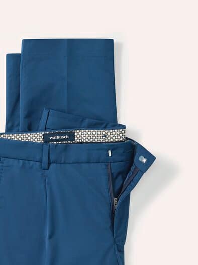 Anzug-Hose aus Baumwollmix Rauchblau