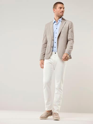 Microvelours Sakko Beige