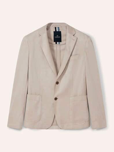 Microvelours Sakko Beige