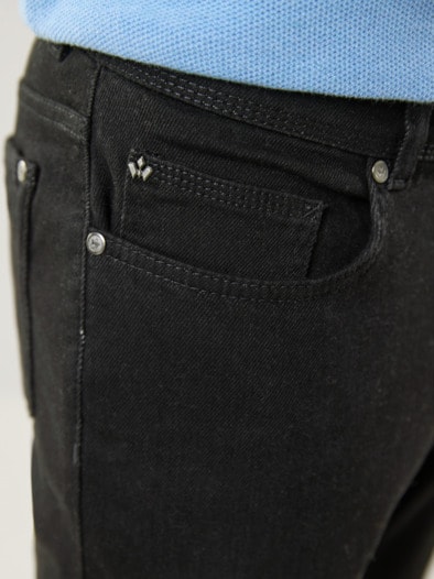 Jogger-Jeans Winterwarm Black