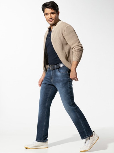 Aktiv Jeans T400 Mid Blue