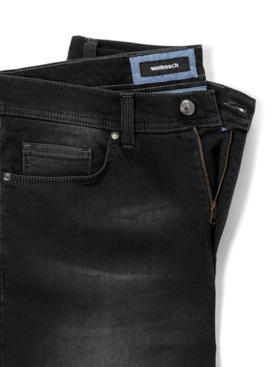 Jogger-Jeans Bermudas Black