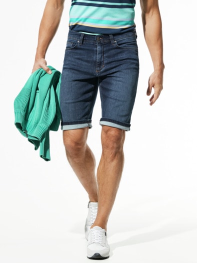 Jogger-Jeans Bermudas Blue