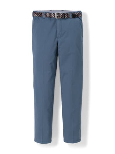 Extraglatt-Stretchbund-Chino Royalblau