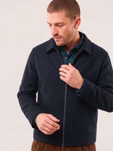Doubleface Blouson Marine