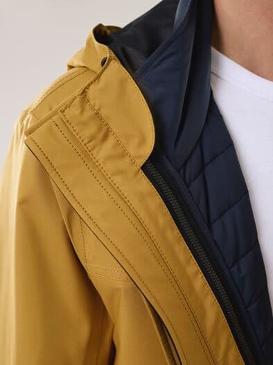 Aquastop Jacke 2 in 1 Gelb