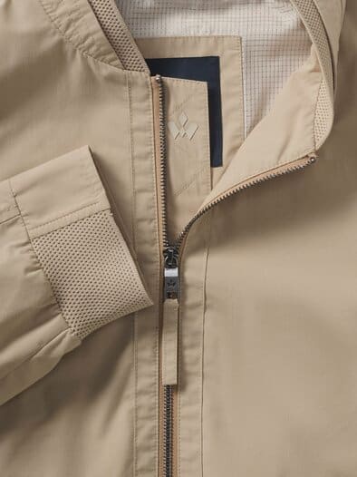 Baumwoll Leichtblouson Beige