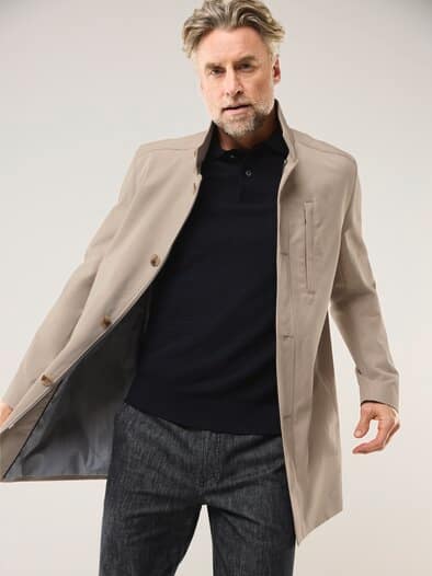 Übergangsmantel Beige