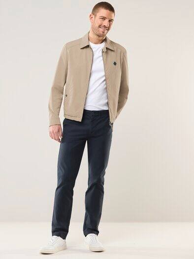 Baumwoll Blouson Beige