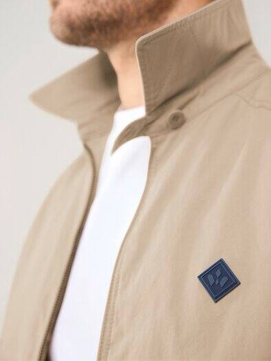 Baumwoll Blouson Beige