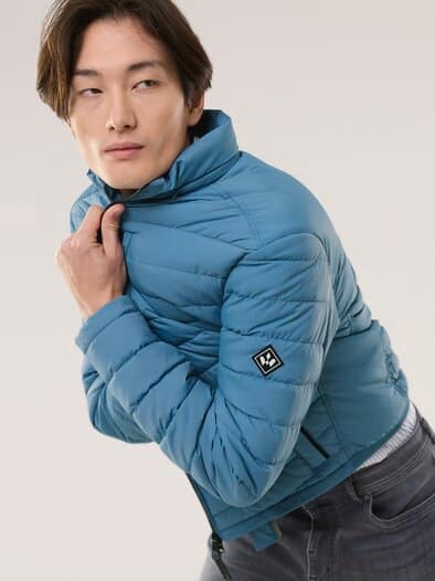 Klima Leichtsteppjacke Rauchblau