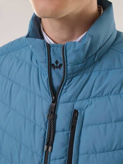 Klima Leichtsteppjacke Rauchblau