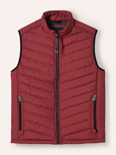 Klima Leichtsteppweste Rot