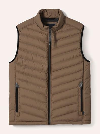 Klima Leichtsteppweste Karamel