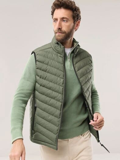 Klima Leichtsteppweste Khaki