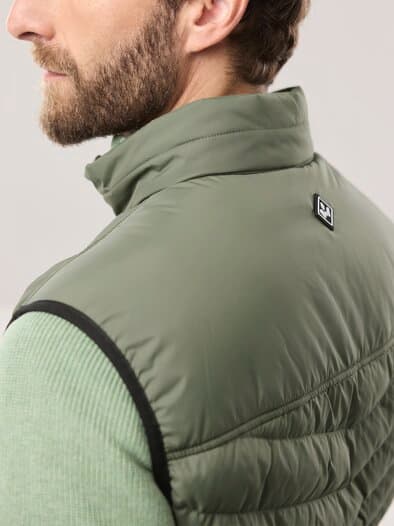 Klima Leichtsteppweste Khaki