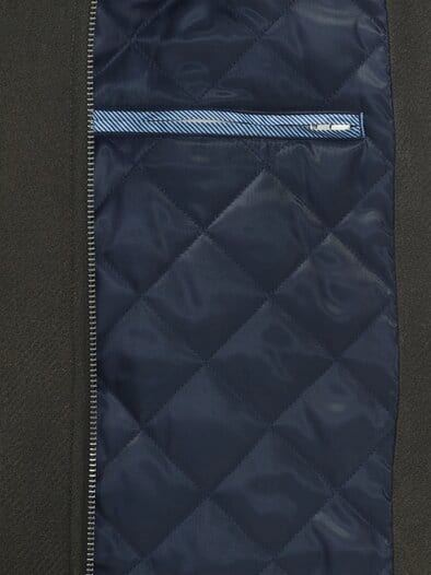 Blouson aus Wollmischung Oliv